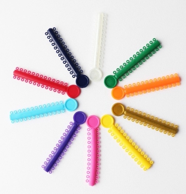 comprare 30 colori legature ortodontiche dentali O anello per strumenti di plastica di classe I online manufacture