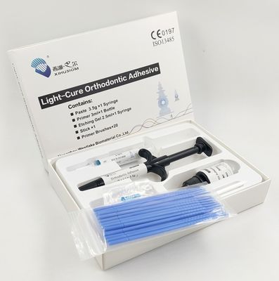 Materiali ortodontici fotopolimerizzabili Kit di incollaggio ortodontico dentale per colla a base d'acqua