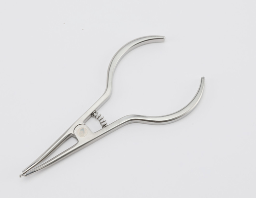 Strumenti ortodontici d'argento Acciaio inossidabile pinza ortodontica elastica
