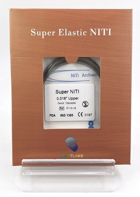 Super elastico ortodontico NiTi archwire rotondo e rettangolare per materiali dentali
