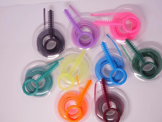 Colorato Ortodonzia Corto Lungo Chiuso Catena di Potenza Carburo di Tungsteno Materiale